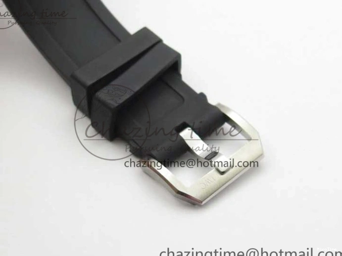 MIROTIME 0305 Aquatimer Chrono IW376702 SS BLS 1:1 Best Edition Black Dial on Black Rubber Strap A WellDesigned 7105